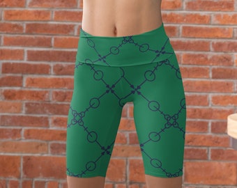 High Waisted Biker Shorts für Gym Workout| Bedruckte Leggings