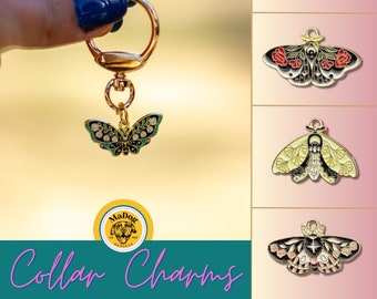 Butterfly Dog Collar Charm: Pet Jewelry Pendant