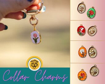 Floral Dog Collar Charm: Pet Jewelry Accessories