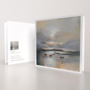 Glenuig / Moidart / Highlands Scozia / Biglietto d'auguri artistico di qualità / Artista di paesaggi marini scozzesi / Messaggio vuoto / Occasione speciale