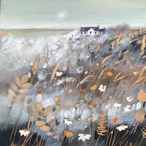 Isola di Skye / Scozia / Biglietto d'auguri con cornice artistica / Artista di paesaggi marini scozzesi / Arte murale / Fatto a mano / Conveniente / Unico