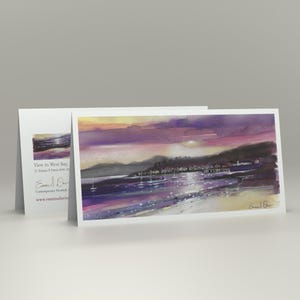 West Bay Millport, Scotland Art Card | Scottish Landscape