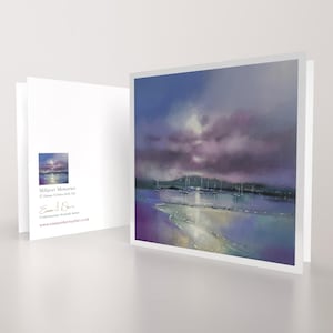 Millport Memories Isle of Cumbrae / Scozia / Biglietto d'auguri artistico di qualità / Artista paesaggista scozzese / Messaggio vuoto / Occasione speciale