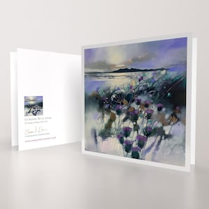 Preferirei essere ad Arran / Scozia / Biglietto d'auguri artistico di qualità / Artista di paesaggi marini scozzesi / Messaggio vuoto / Occasione speciale