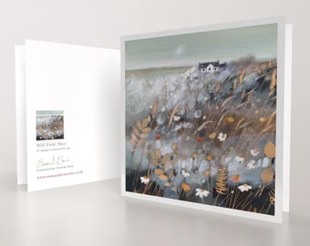 Wild Field Skye Art Card | Scottish Landscape Greetings Card