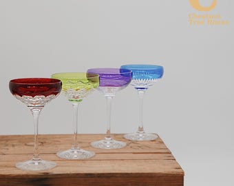Taças de champanhe Waterford Crystal Mixology em cores sortidas, 175 ml (conjunto de 4)