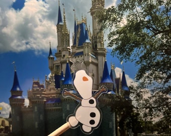 Pegatina de vinilo impermeable de Olaf