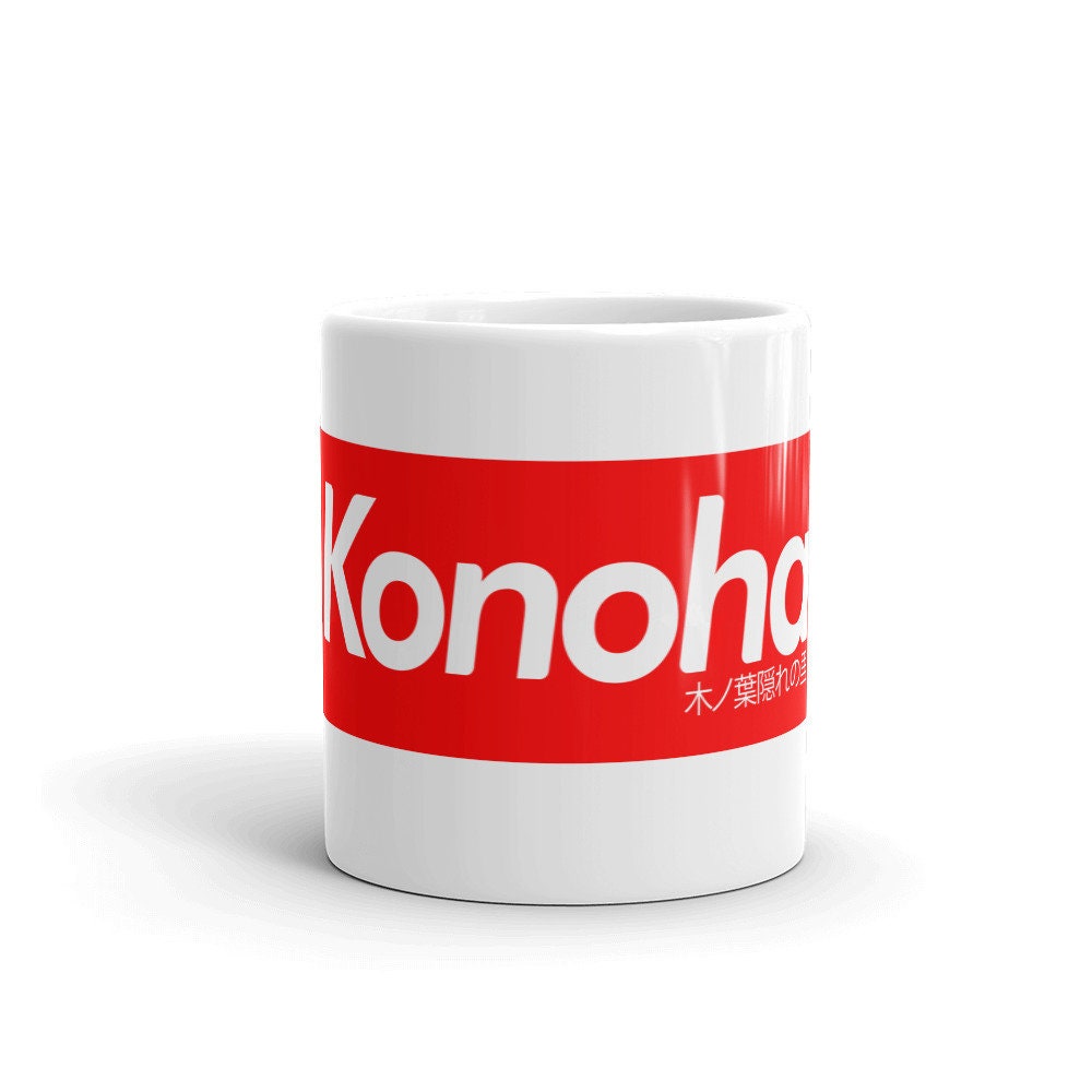 Naruto Mug Naruto Shipudden Konoha Blanc Brillant