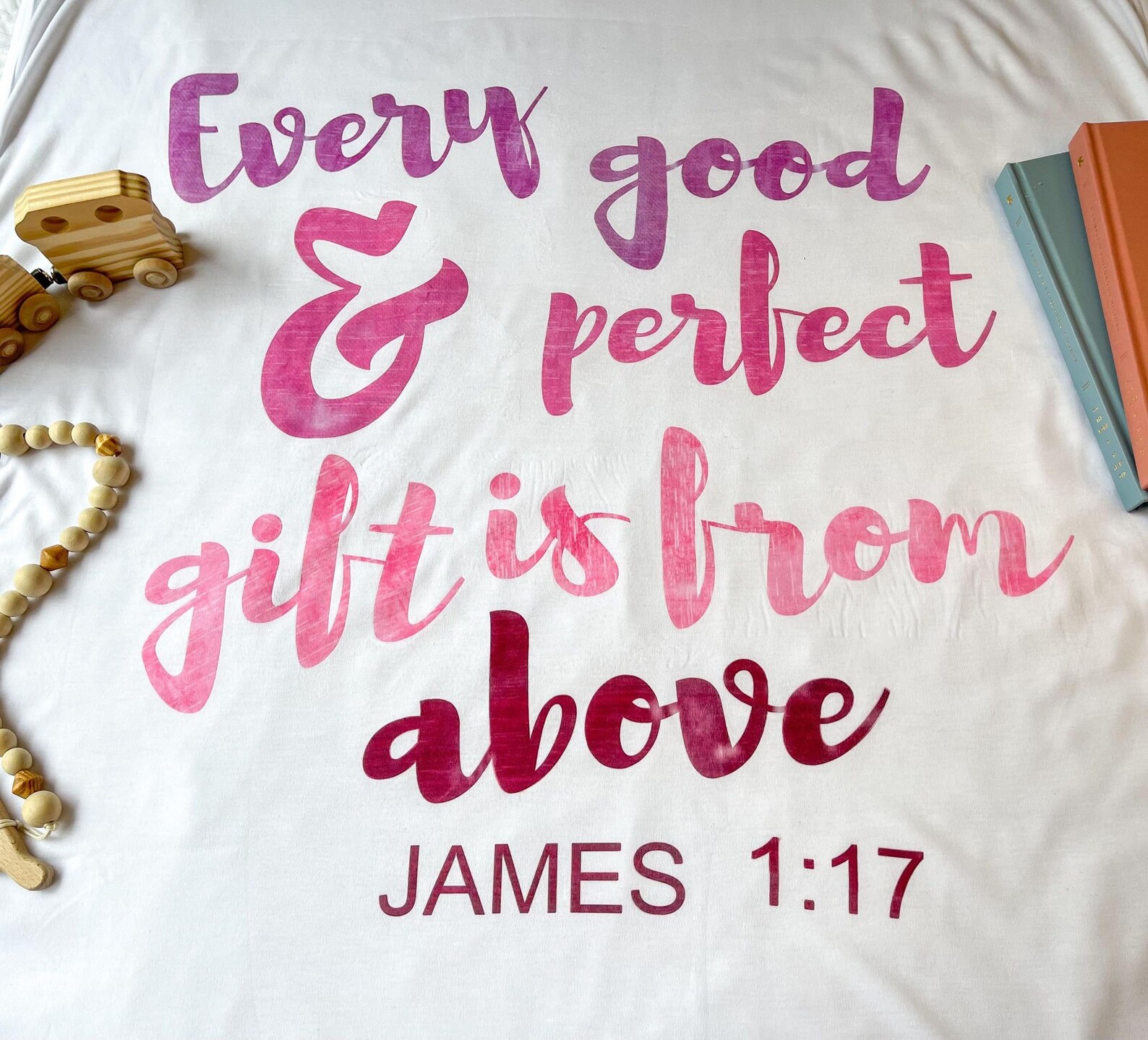 Bible Verse Swaddle Blanket Scripture Baby Blanket Gender Neutral Baby Shower Gift Custom Made