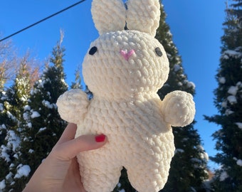 Crochet bunny plushie