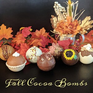 Fall/Thanksgiving Cocoa Bombs