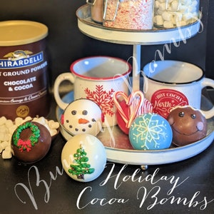 Holiday Cocoa Bombs