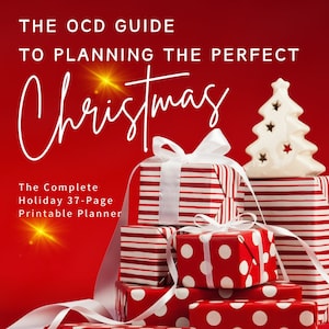 OCD-guiden till att planera den perfekta julen, Julplanerare, Semesterplanerare, Julorganisatör, Ultimat julplanerare