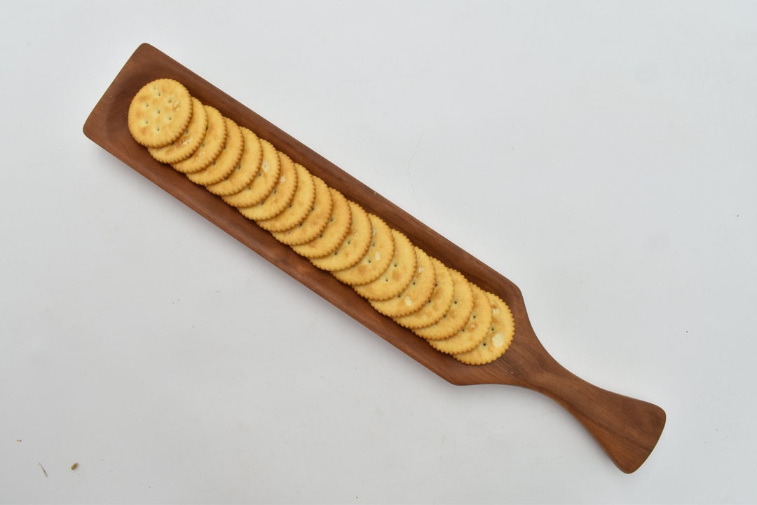 Hand Carved Cheese and Cracker Tray. Great for Serving and Grazing Etsy