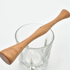 Hand Carved Muddler, Extremely Smooth Finish, 9 Inches Long (just a little smaller and slimmer than my other muddler)