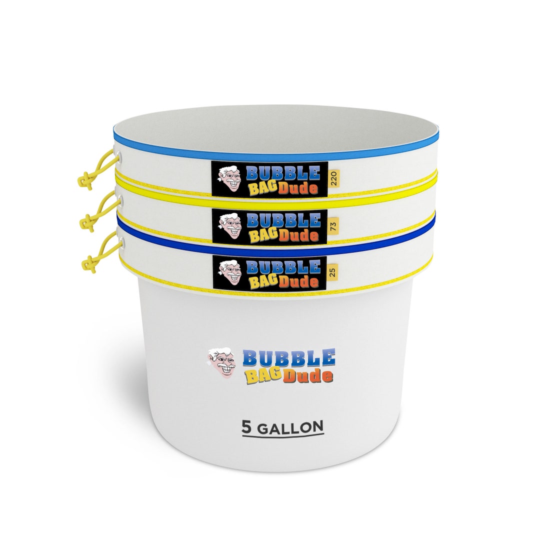 Kit Extraction BubbleBagDude 8 Sacs 19L | Extraction à Glace | Tamis De Pression | Qualité Professionnelle