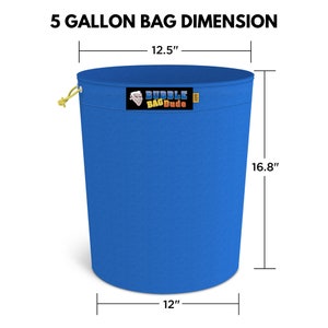 BUBBLEBAGDUDE Extraction Bag 5 GAL 4 Bag Kit Herbal Extraction Bags with 10 x10 Pressing Screen and Storage Bag image 5