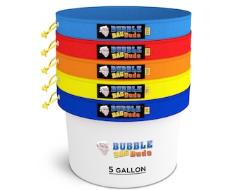 BUBBLEBAGDUDE 5-Gallon Herbal Extraction 5 Bag Set with Pressing Screen