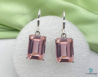 Orecchini a goccia lunghi in argento sterling Slim Rain • Argento sterling 925 placcato oro • Delicati regali di nozze per lei! - Italia