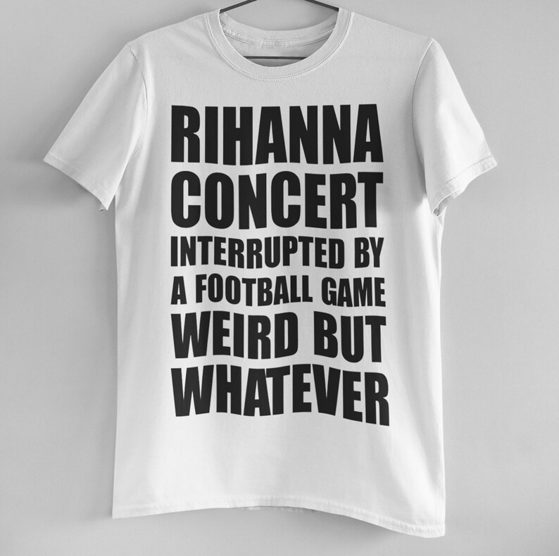 Rihana Concert Interrupted by A Football Game Weird but - Etsy