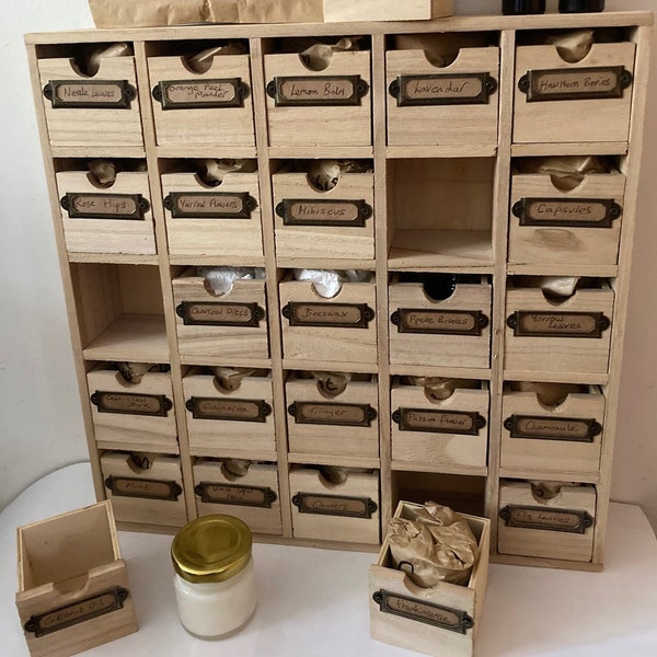 Apothecary Drawers Etsy UK