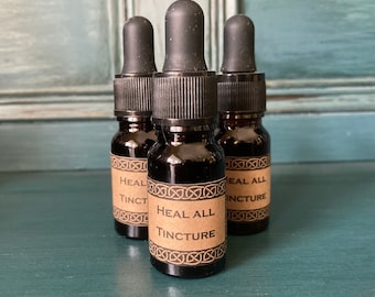 Organic Ethically Sourced Heal All Tincture | Self Heal | 100% Organic, Clean and Natural Herb Tincture | Woundwort | Prunella vulgar