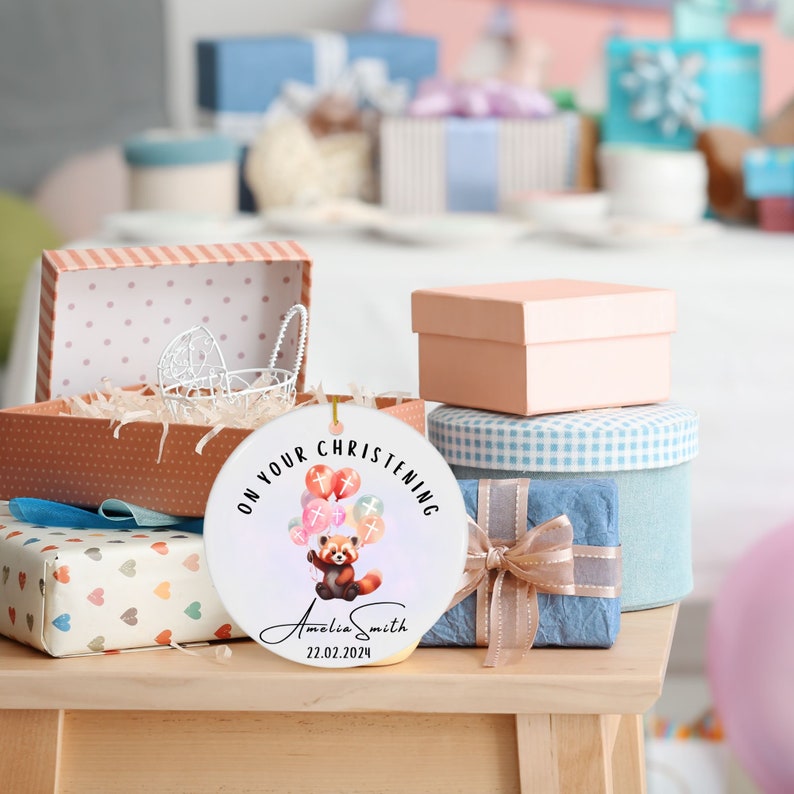 Custom Christening Day Gift Christening Keepsake Godchild Etsy