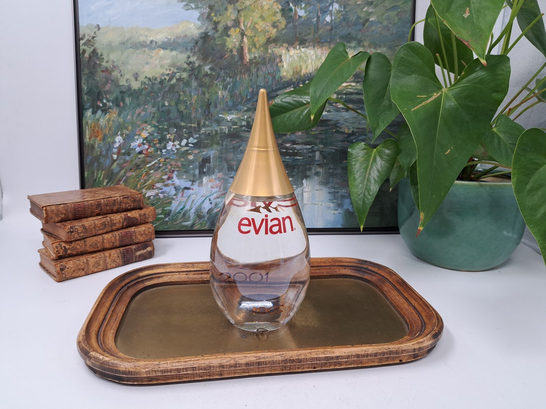 2001 évian Drop Bottle Full Label Vintage Collection Etsy