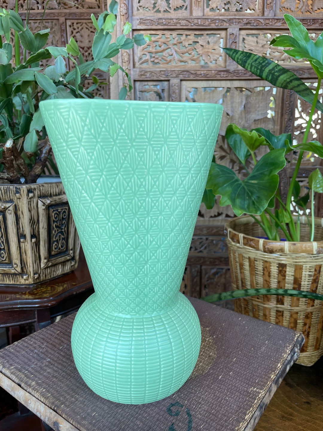 Kenwood by Shawnee Pottery Vase 1515 USA Mid Century Modern Zanesville