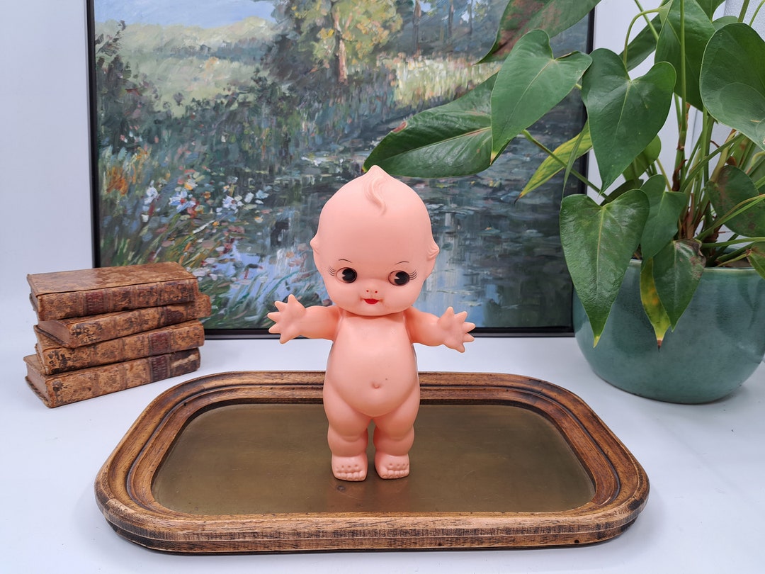 Vintage Vinyl Kewpie Doll Baby Jointed Kitsch Nursery Decor Etsy