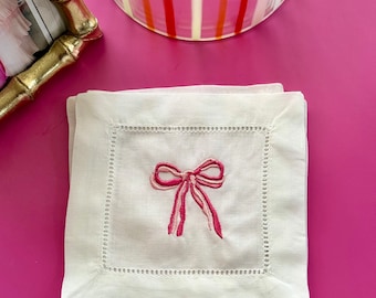 Bow Cocktail Napkin Set