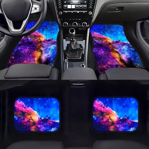 Buy 4pcs JDM Sakura Galaxy Style Fabric Floor Mats Interior