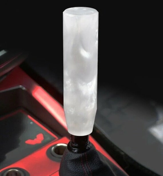 Universal JDM White Pearl Long Stick Handbuch Schaltknauf Schaltknauf Hebel  Shifter 15cm -  Österreich