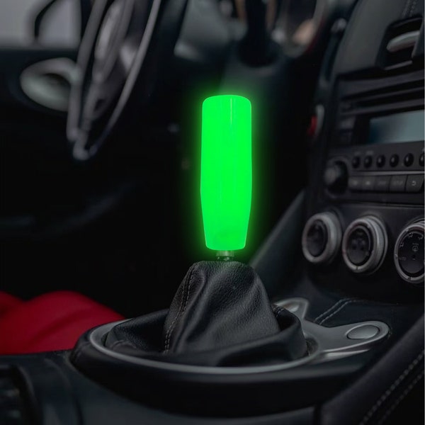 Universal JDM Glow In The Dark Green Manuel Gear Long Stick Shift Knob 12cm