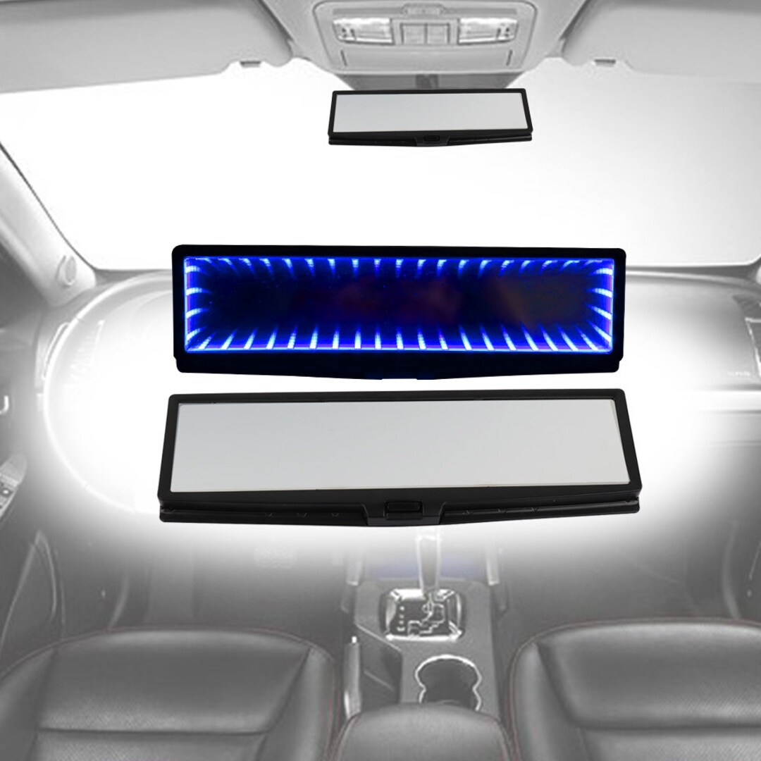 Buy JDM 8 Color Change Galaxy Mirror Led Light CLIP ON Rear View
