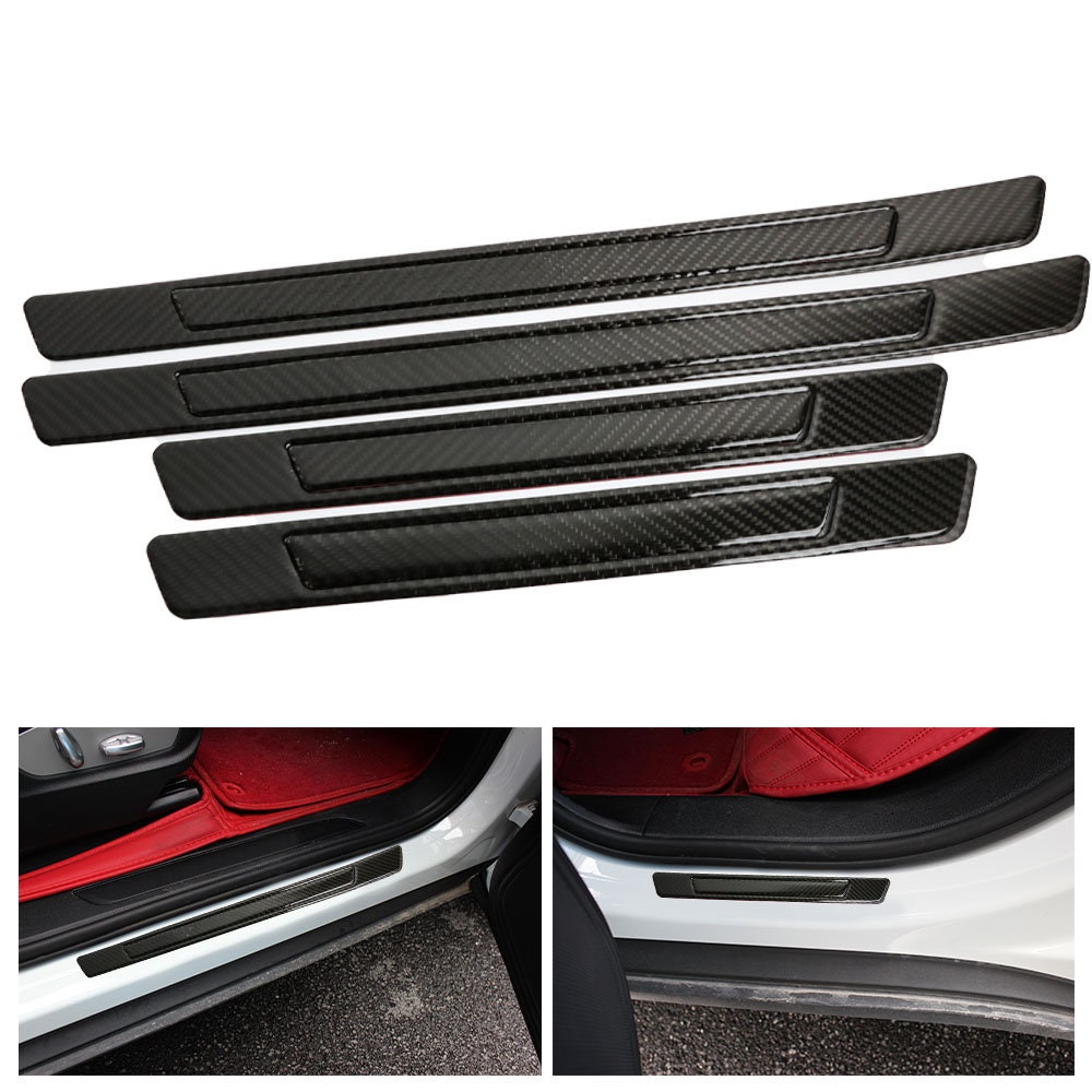 Car Door Edge Guards, Clear Invisible Carbon Fiber Auto Door Sill  Protector, Anti-Collision Transparent Adhesive Strip Film, DIY Vehicle Door  Trim