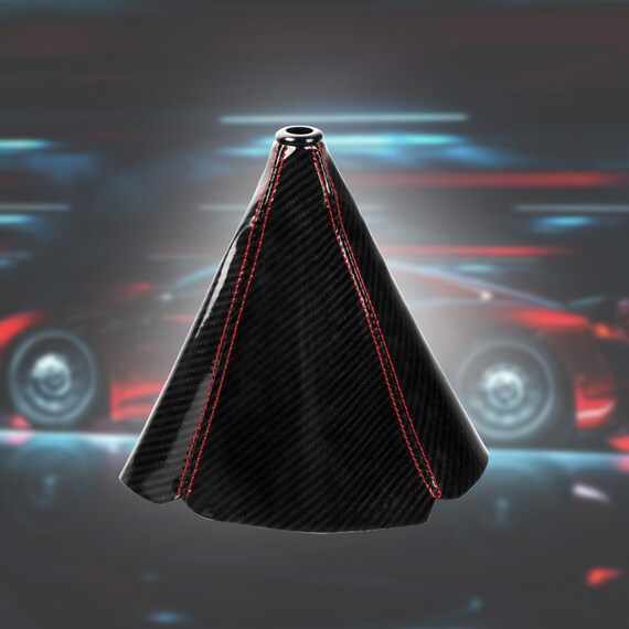 1pcs JDM Black Carbon Fiber Shift Boot Stitch for Gear Cover Etsy