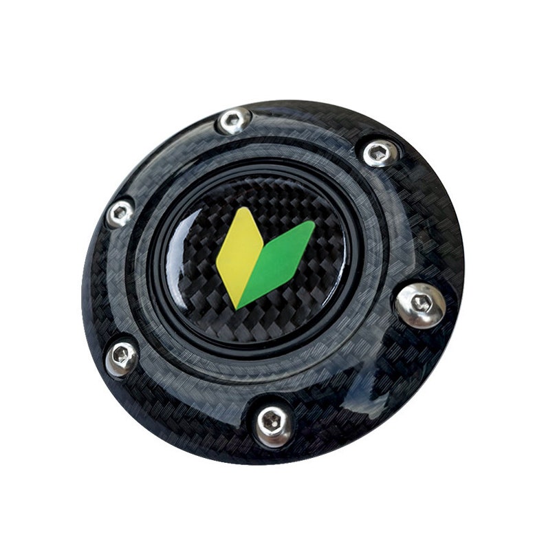 JDM Steering Wheel Center Cap Horn Button Carbon Fiber Etsy