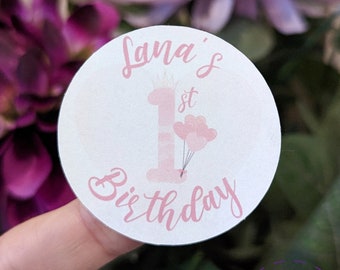 Personalised Birthday Stickers | Sweet Cone Stickers | Favour Stickers | Make your own Sweet Cones | Any Age Available