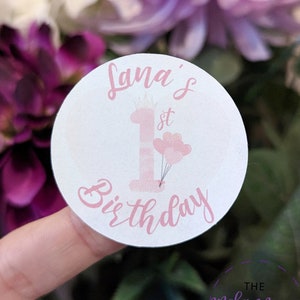 Boy Or Girl Gender Reveal Sweet Cone Stickers Baby Shower Party Pink Blue  Polka