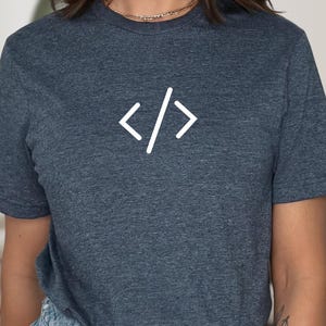Minimalist Code T-Shirt, Software Engineer Gift