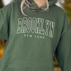 Brooklyn Sweatshirt, New York Trip Hoodie, Brooklyn Lovers Shirt, New Yorker Hoodie, New York Lover Gift, Brooklyn New York Sweatshirt