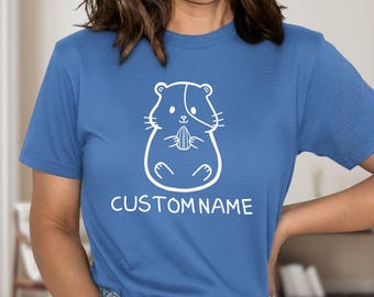 Custom Hamster T-Shirt, Personalized Gift