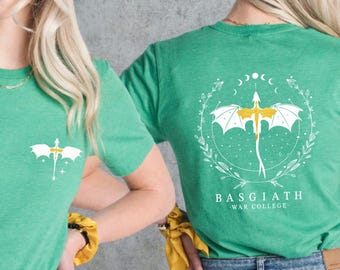 Basgiath War College Shirt: Dragon Rider, Fourth Wing Bookish Tee