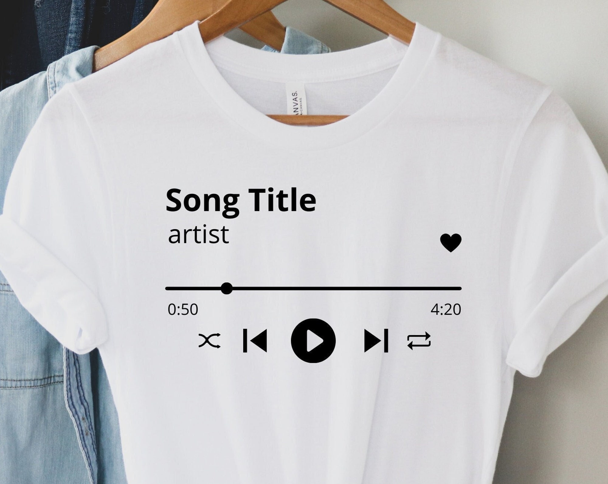 Discover Custom Artist and Song T-Shirt