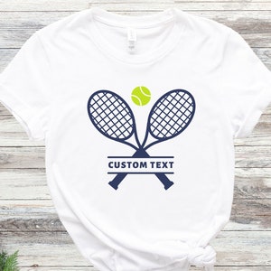 Personalized Tennis Player Shirt, Custom Tennis Shirts, Tennis Player Gifts, Tennis Lovers T-Shirt, Custom Tennis Tee, Custom Top Tees