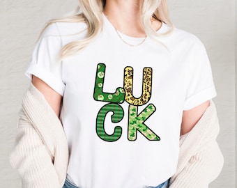 St Patrick's Day Luck Shirt, Lucky Charm Shirt, Irish T-Shirt, Saint Patrick's Day Gift, Shamrock T-shirt, Lucky Irish Tee, St Patty's Shirt