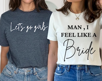 Bachelorette Party Shirt, Bride & Team Bride Matching Tees