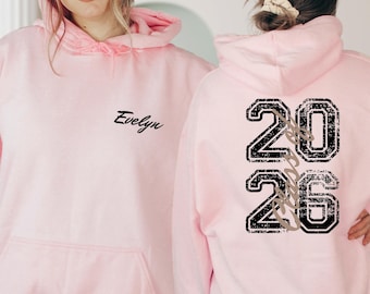 Class of 2026 Sweatshirt, Personalized Graduation Gift