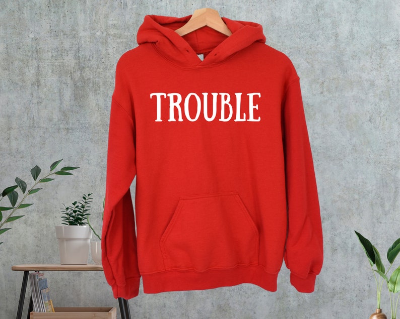 Where I Go Trouble Follows Couple Matching Hoodie Couple Etsy